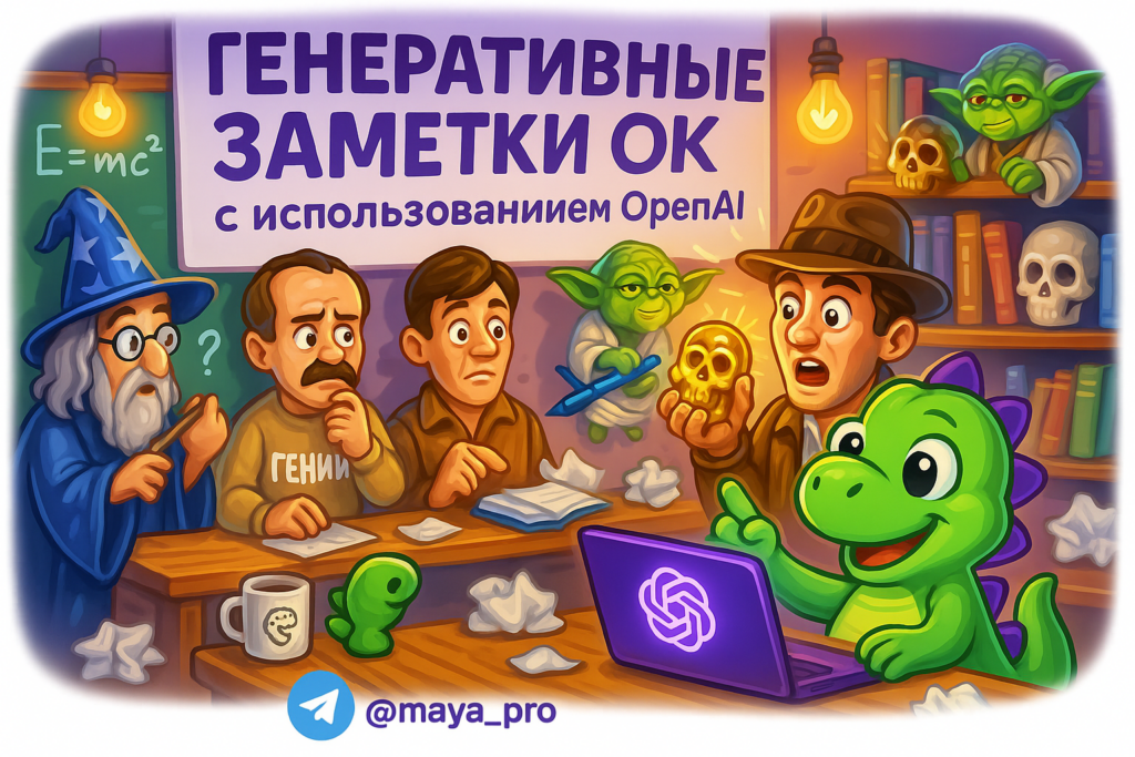 Генеративные заметки с OpenAI: как искусственный интеллект превращает скучные записи в огненные идеи