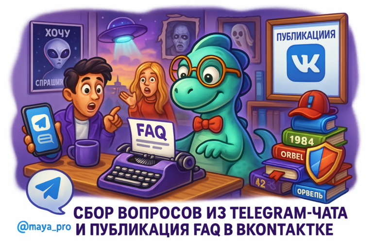 Как собрать вопросы из Telegram и создать FAQ во ВКонтакте: секреты автоматизации и вовлеченности на примерах из жизни