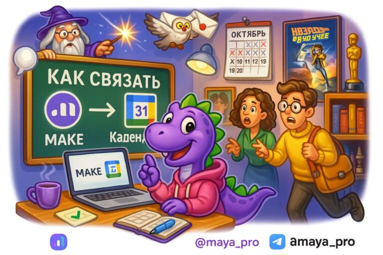 Автоматизация через Make.com и Google Календарь: как забыть о рутине и начать жить!