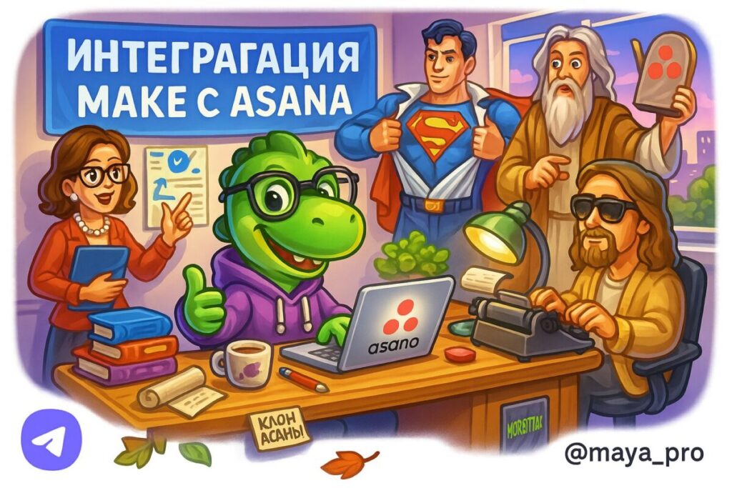 Автоматизация работы: как Make.com и Asana спасают от рутины и увеличивают продуктивность бизнеса