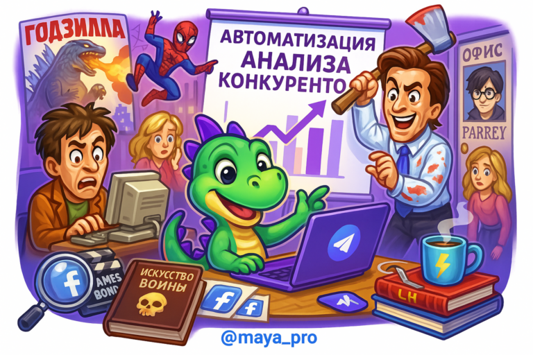 Автоматизация анализа конкурентов как ключ к конкурентному преимуществу: упрощаем процесс с Make.com
