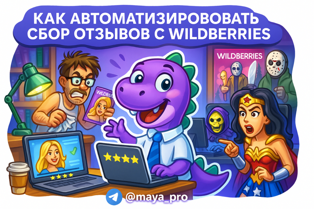 Как быстро автоматизировать сбор отзывов с Wildberries и не стать жертвой рутинной работы