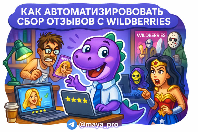 Как быстро автоматизировать сбор отзывов с Wildberries и не стать жертвой рутинной работы