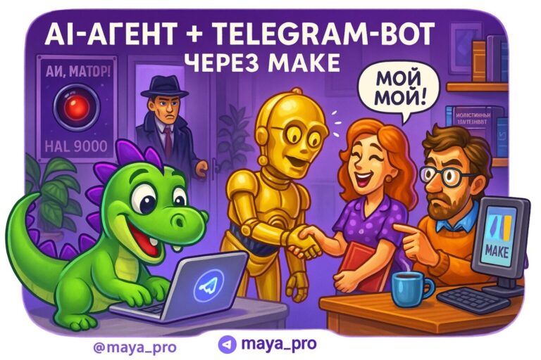 Как создать идеальную связку AI-агента и Telegram-бота с помощью Make: пошаговое руководство