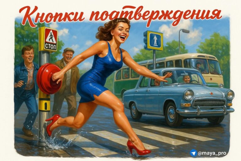 Кнопка подтверждения в Telegram на айфоне