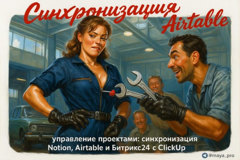 Управление проектами с использованием Notion, Airtable, Битрикс24 и ClickUp