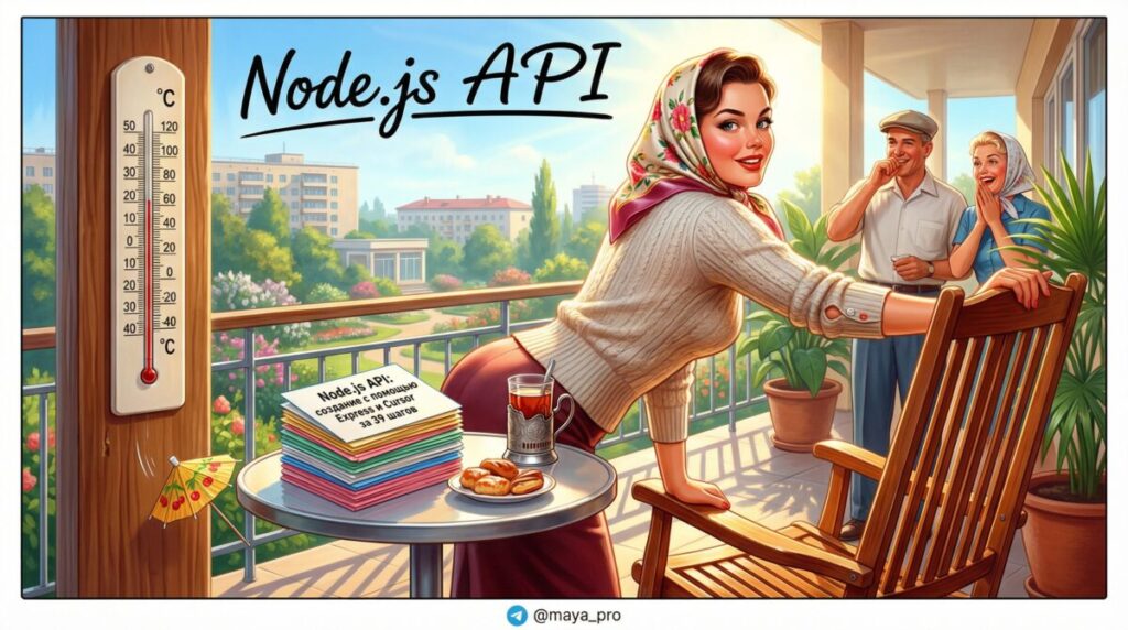 Node.js API создание с помощью Express и Cursor
