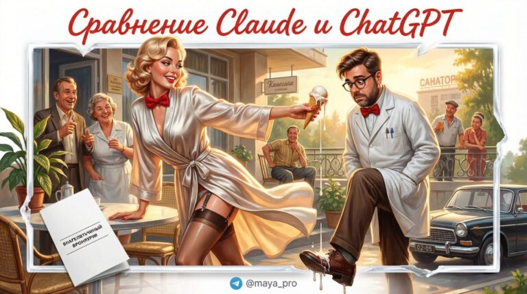 Сравнение моделей AI Claude и ChatGPT