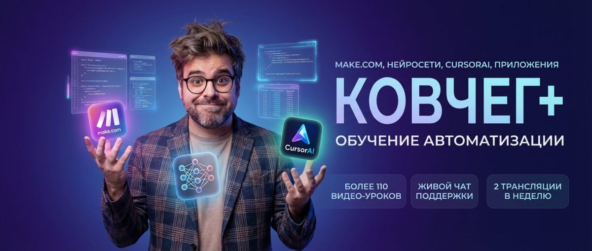 Обучение по Автоматизации, CursorAI, маркетингу и make.com
