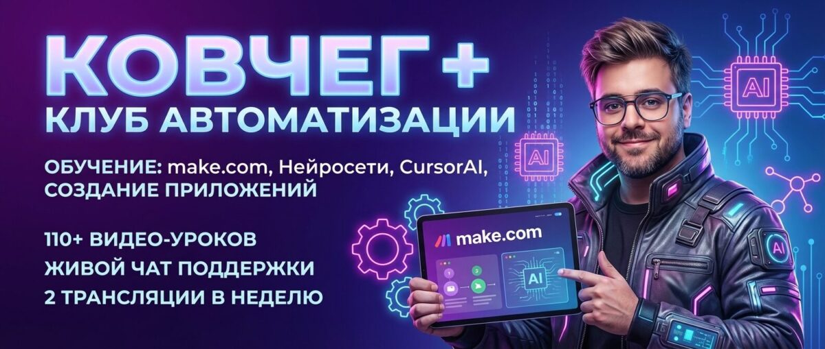 Обучение по Автоматизации, CursorAI, маркетингу и make.com