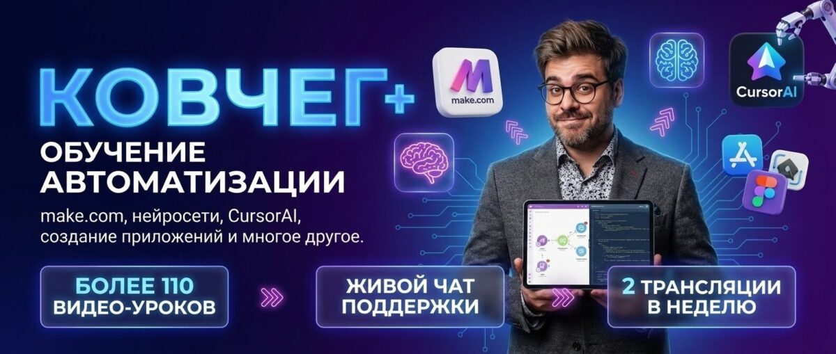 Обучение по Автоматизации, CursorAI, маркетингу и make.com