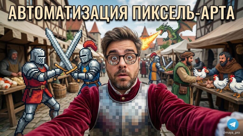Автоматизация пиксель-арта для игр с использованием современных инструментов