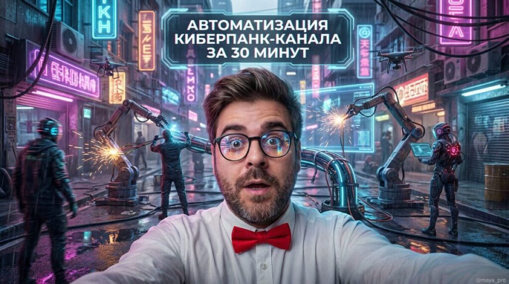 Автоматизация киберпанк-канала