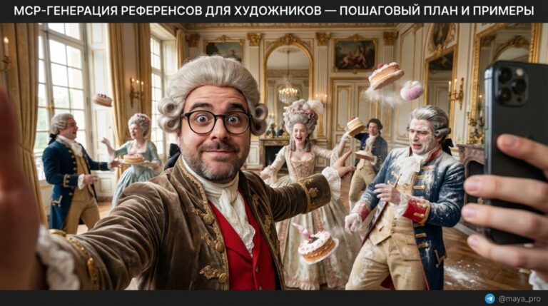 MCP-генерация референсов для художников