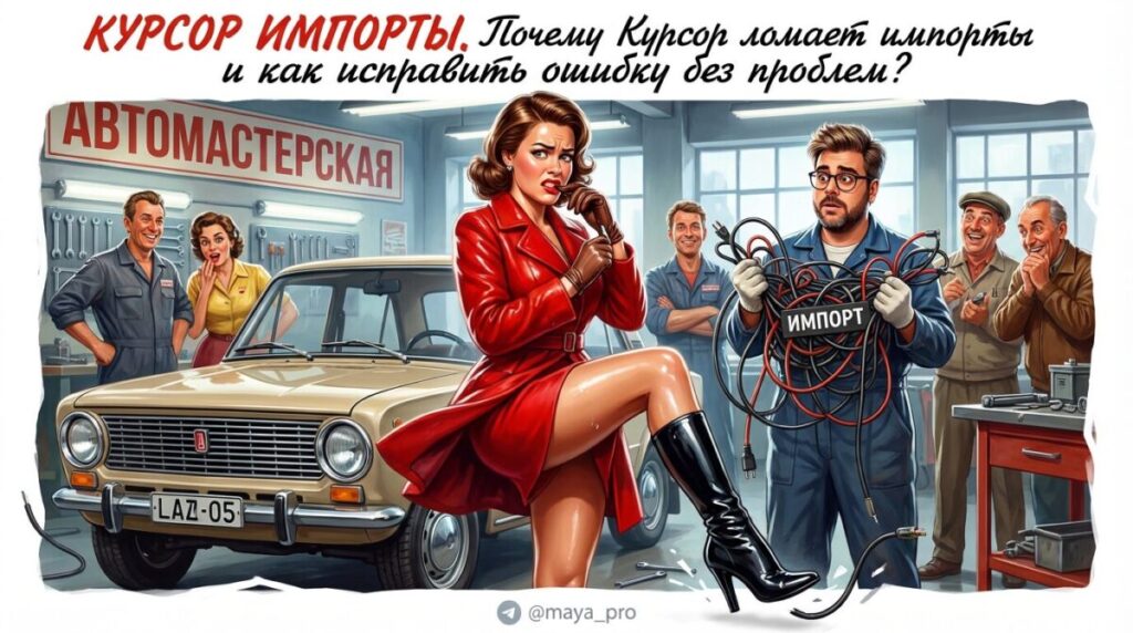 Cursor нарушает импорты и решение проблемы