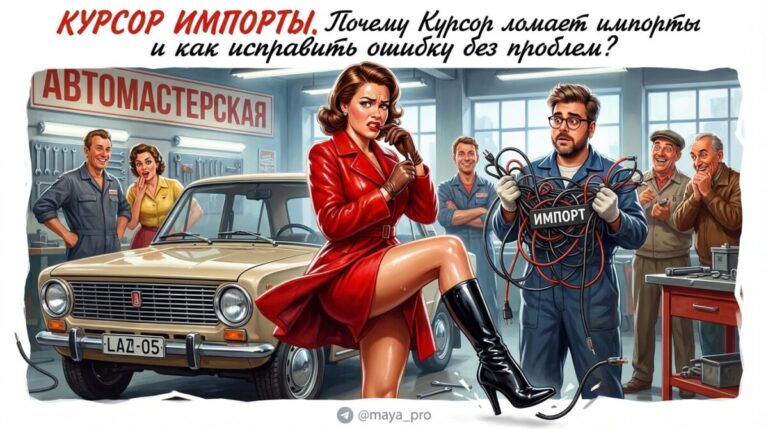 Cursor нарушает импорты и решение проблемы