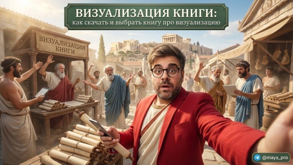 Визуализация книги о скачивании и выборе