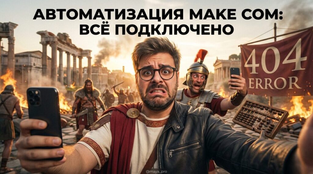 Автоматизация Make com для маркетолога