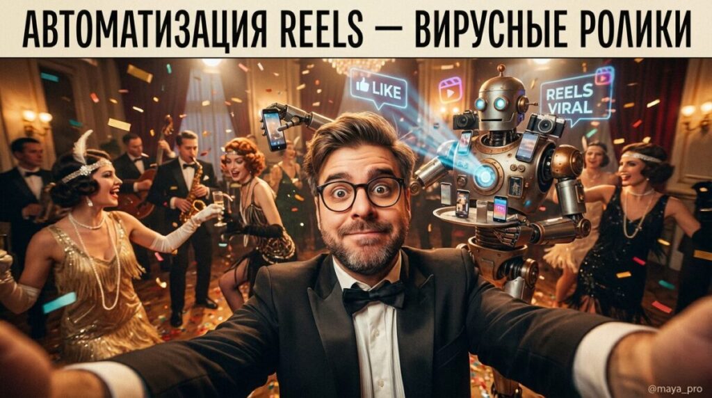 Автоматизация Reels как сервис и создание вирусных роликов