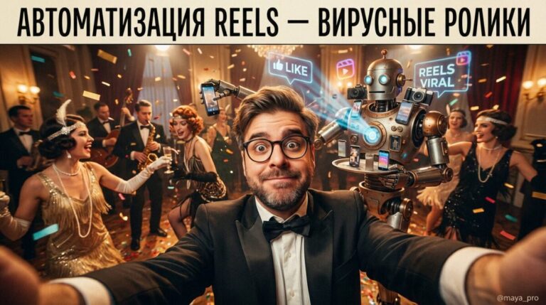 Автоматизация Reels как сервис и создание вирусных роликов