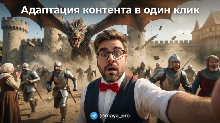 Автоматическая адаптация контента под социальные сети в один клик