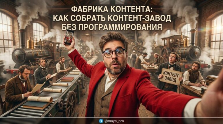 Фабрика контента без программирования и подключение