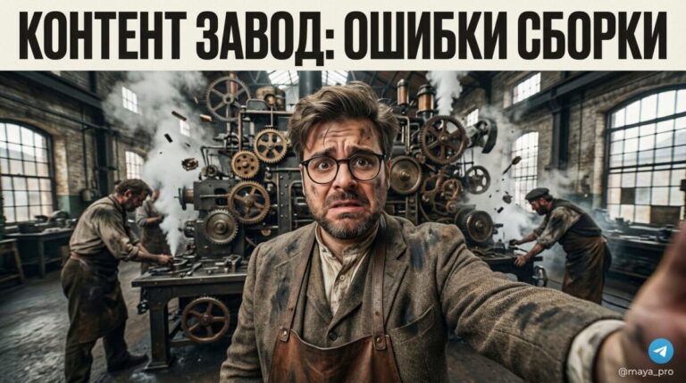Схема автоматизации в Make.com и распространенные ошибки при создании контент-завода
