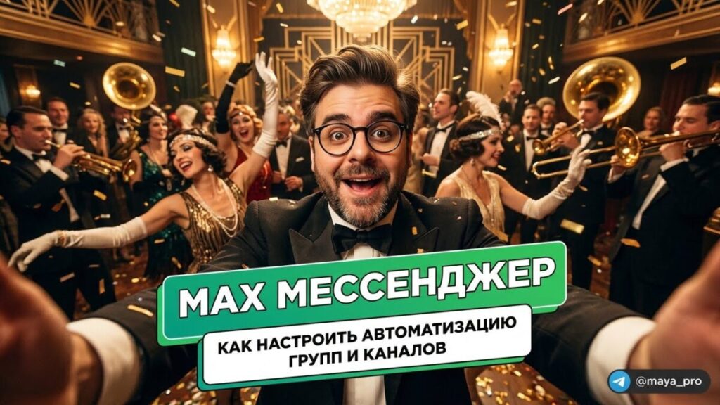 Интерфейс настройки автоматизации групп и каналов в MAX мессенджер