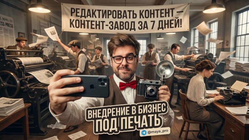 Редактирование контента для внедрения контент-завода в бизнес