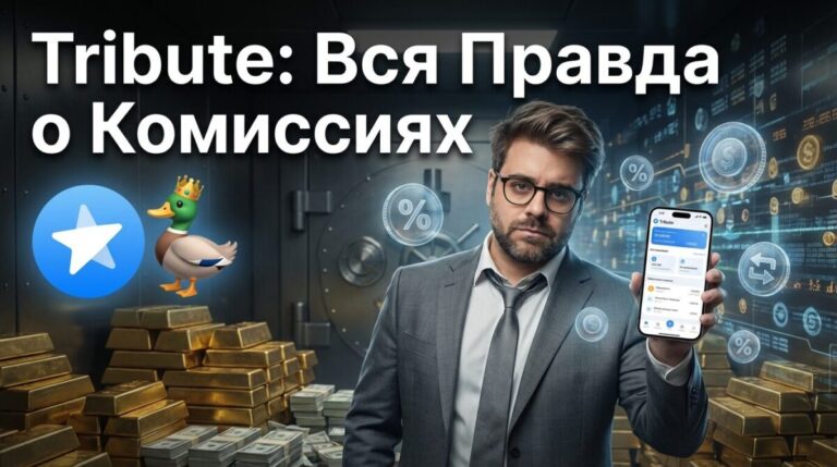 Комиссии и лимиты на вывод средств в Tribute Telegram