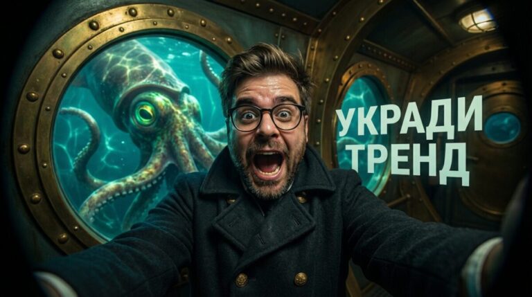 Схема создания вирусного контента через автоматизацию трендов и ньюсджекинг