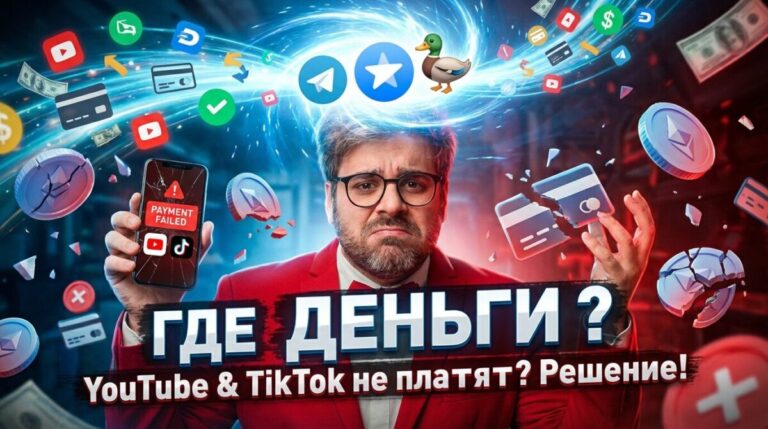 Монетизация Ютуб и Тик Ток проблемы с оплатой подписок и решение