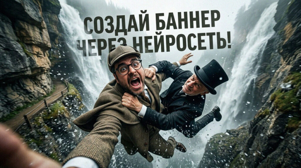 Автоматическая генерация рекламного баннера с использованием нейросети для маркетинга