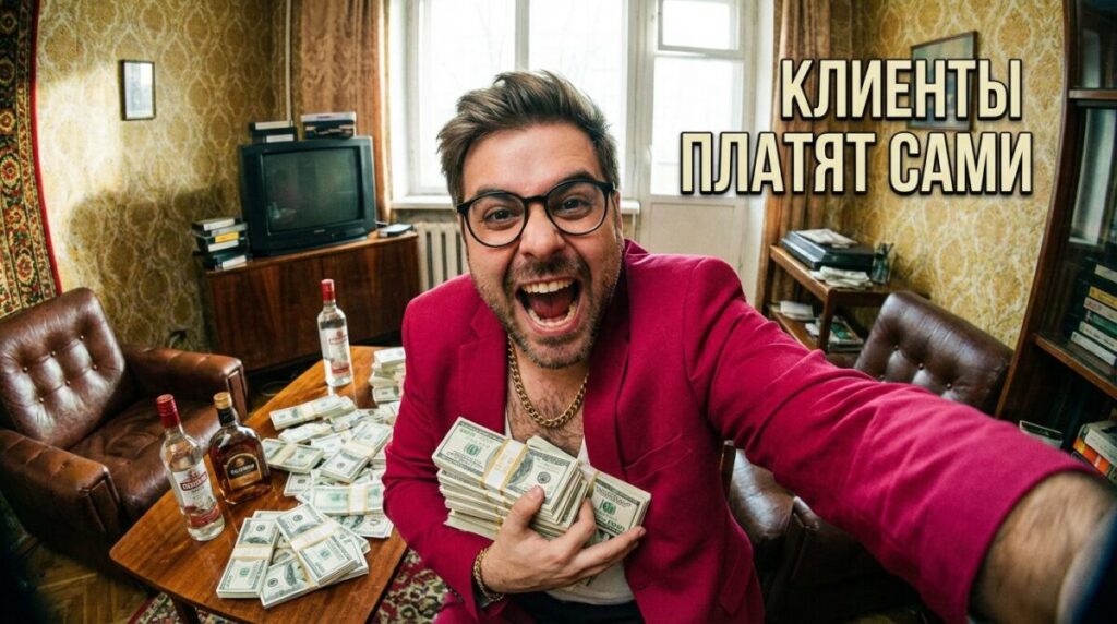 Схема работы автоматической воронки продаж с использованием искусственного интеллекта и чат-ботов