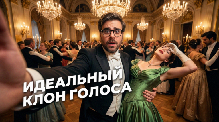 Иллюстрация работы нейросети для клонирования голоса и бесплатной озвучки текста