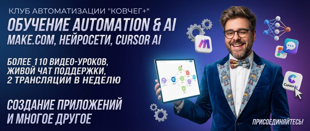 Обучение по Автоматизации и Make.com