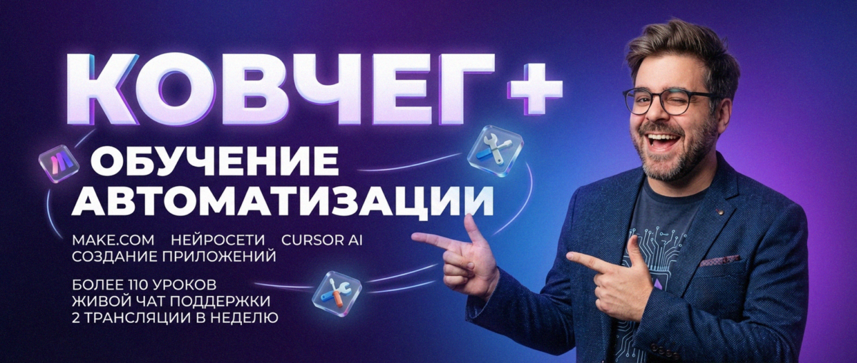 Обучение автоматизации на Make.com — Артур Хорошев
