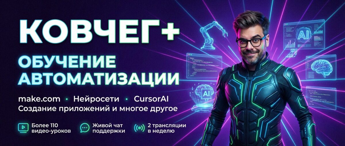 Обучение автоматизации на Make.com — Артур Хорошев