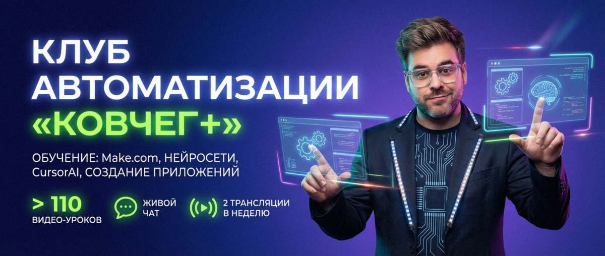 Обучение автоматизации на Make.com — Артур Хорошев