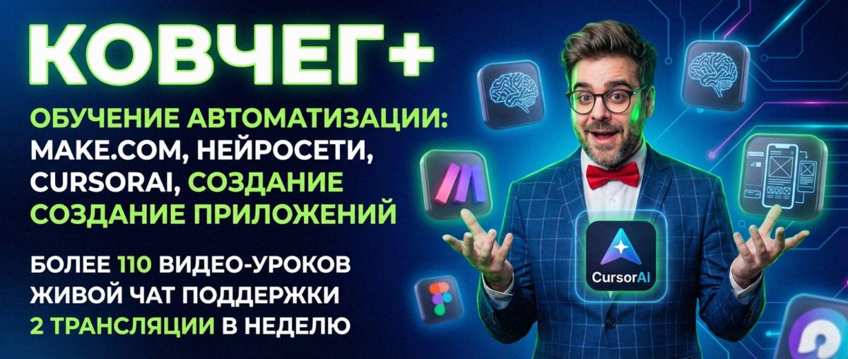 Обучение автоматизации на Make.com — Артур Хорошев