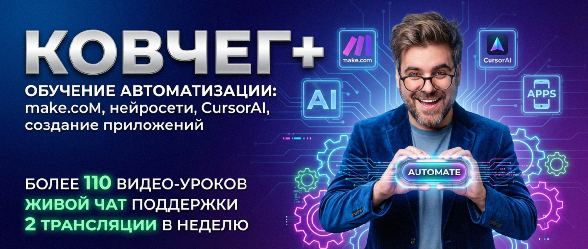 Обучение автоматизации на Make.com — Артур Хорошев