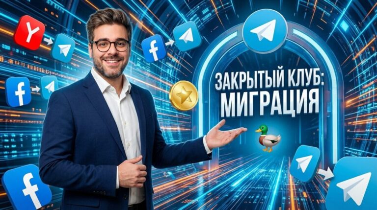 Схема переноса подписчиков с зарубежных платформ в закрытое сообщество