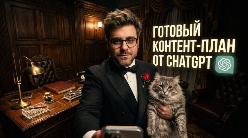 Шаблон контент-плана на месяц, созданный нейросетью за 10 минут