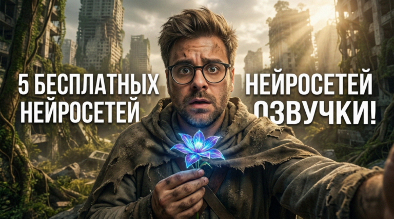 Иллюстрация процесса озвучки текста нейросетью для видеомонтажа