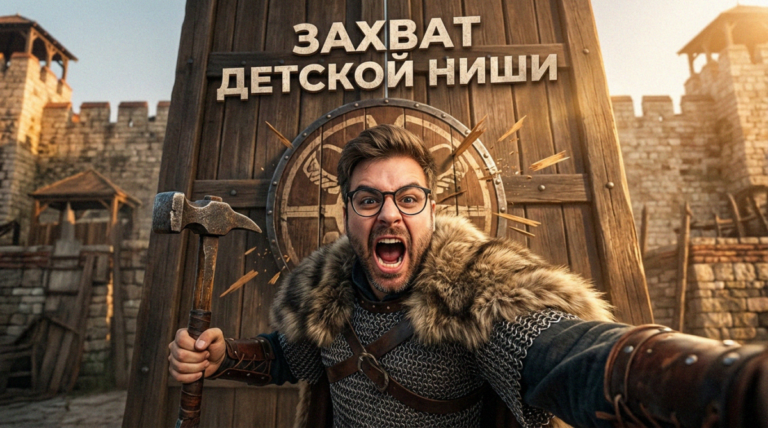 Ребенок решает интерактивные загадки и квесты в YouTube Shorts на смартфоне