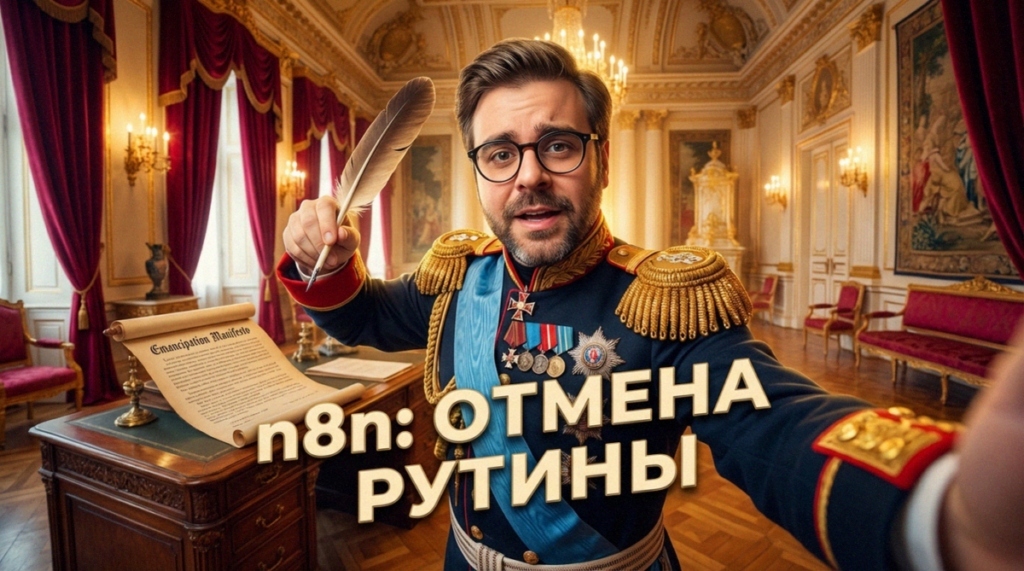 Схема 5 сценариев автоматизации в n8n, которые экономят 20 часов в неделю