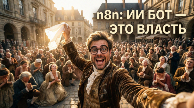 Разработка чат-бота Telegram с ИИ на платформе n8n без кода