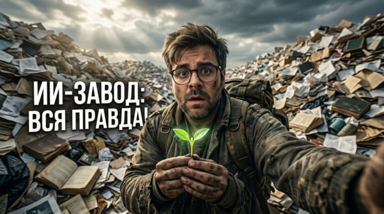 Схема контент-завода на базе ИИ для автоматизации создания текстов и отзывы