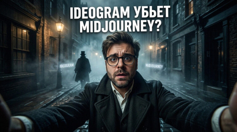 Сравнение генерации логотипов в нейросетях Midjourney и Ideogram