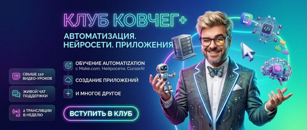 Обучение автоматизации на Make.com — Артур Хорошев